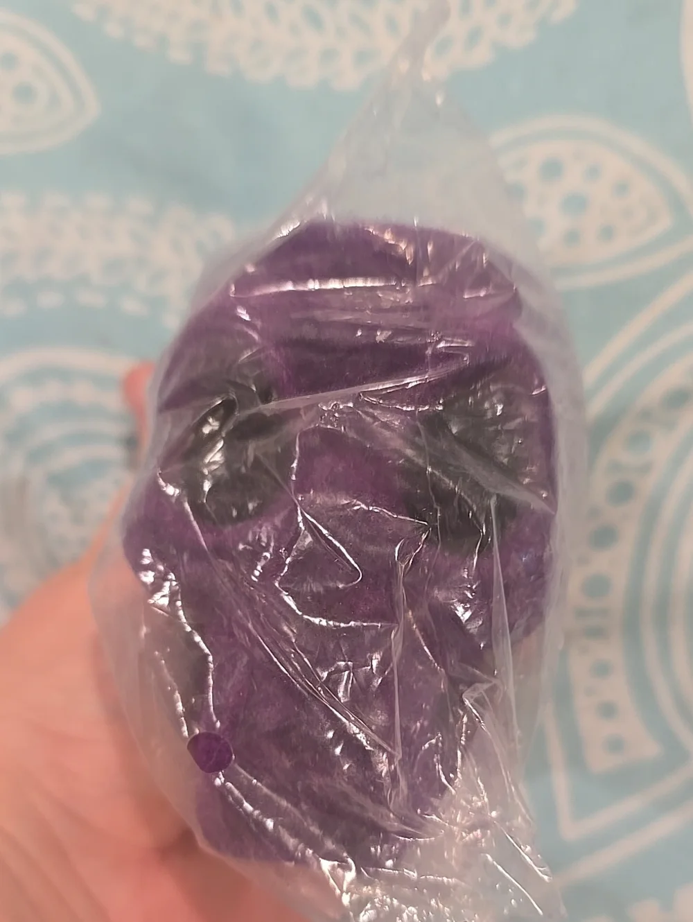 ❤️10/$13 New Small Purple Felt Hard Skull